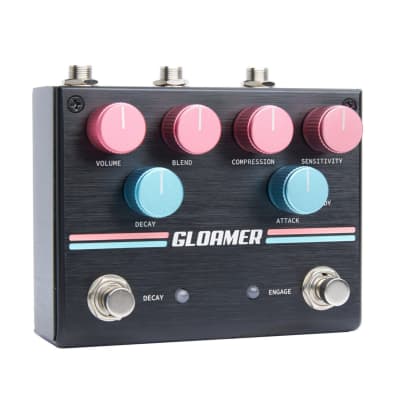 Pigtronix Gloamer Polyphonic Amplitude Synthesizer Pedal with Volume, Compression, Blend, Attack, Decay, and Sensitivity Knobs image 3