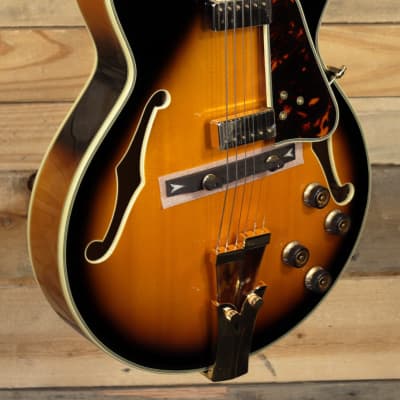 Ibanez George Benson GB10SE Hollowbody Guitar Brown Sunburst w/ Case for sale