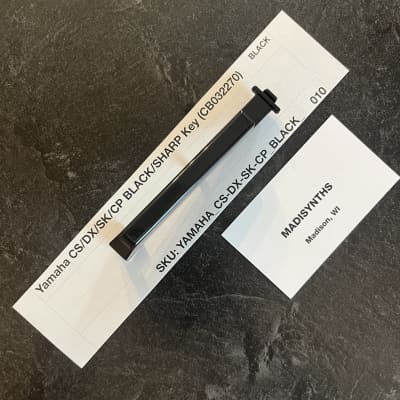 ORIGINAL Yamaha Replacement Black Key (CB032270) for CS70M, CS5, CS15, CS15D, CS20, CS20M, CS40M, DX9, DX21, DX27, DX27S, SK20, SK30, CP10, CP11, CE20, PS10, PS20, YK10, and more