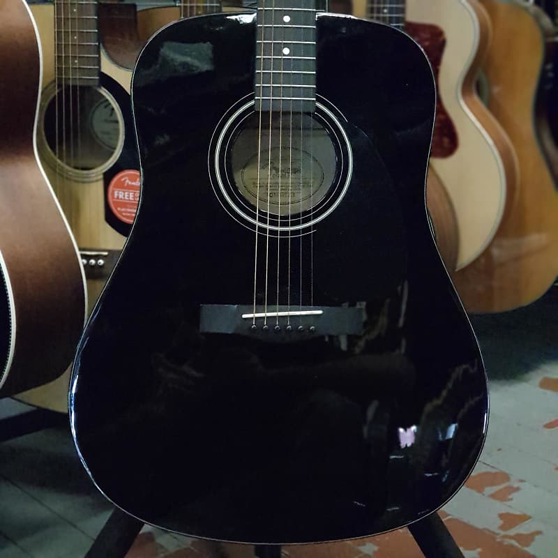 Fender Dg 5 Dreadnought Acoustic Black | Reverb