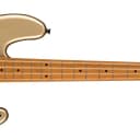 Squier 4 String Bass Guitar, Right, Shoreline Gold (370451544)