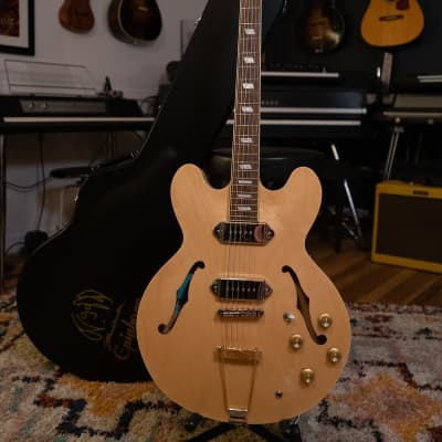 Epiphone Casino Blue Label Reissue with Hard Shell Case - MINT | Reverb