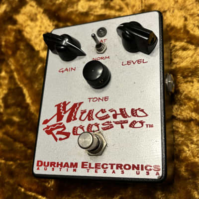 Reverb.com listing, price, conditions, and images for durham-electronics-mucho-boosto