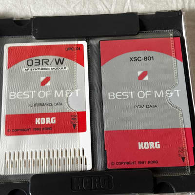XSC-1S BEST OF M&T (KORG 01/W用カード) Sonidos para Korg 01/W 