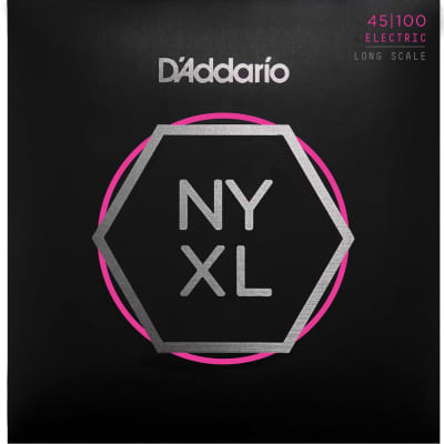 D'Addario NYXL45100 Long Scale Regular Light 45-100 Bass Strings image 1