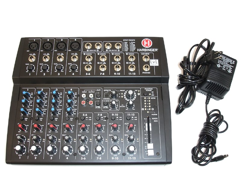 Harbinger L1202FX 12Channel Mixer With Effects Reverb