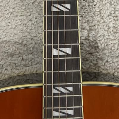 D'Angelico Excel Lexington Acoustic Electric Guitar, Auburn DAED300AUBGP w/Case image 8