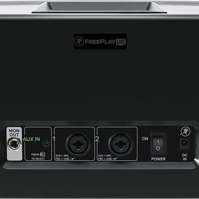Mackie FreePlay LIVE,150W 2ch Personal PA System with Bluetooth, 1/8" Aux & 1/4"/XLR Combo Inputs - Black (FreePlay LIVE) image 3