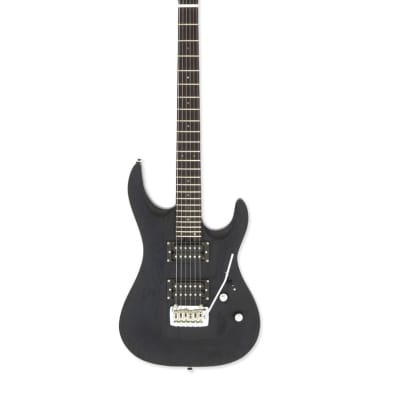 Aria Pro II Mac Deluxe Electric Guitar - Stained Black - MAC-DLX-STBK for sale