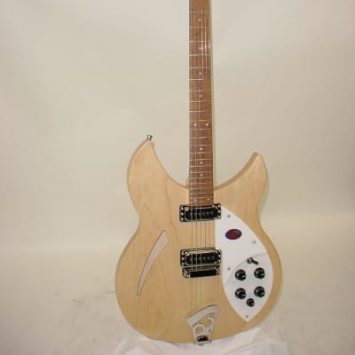 Rickenbacker 330 Thinline Semi-Hollow Electric Guitar - MapleGlo image 2
