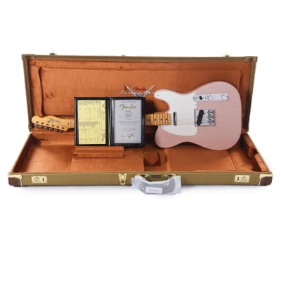 Fender Custom Shop 1955 Telecaster "Chicago Special" Deluxe Closet Classic Faded Trans Shell Pink (Serial #R129764) image 9