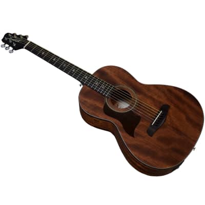 Sawtooth Mahogany Series Left-Handed Solid Mahogany Top Acoustic-Electric Parlor Guitar image 6