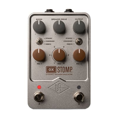Reverb.com listing, price, conditions, and images for universal-audio-ox-stomp-dynamic-speaker-emulator