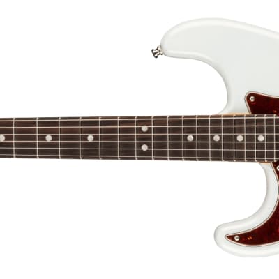 FENDER - American Ultra Stratocaster Left-Hand  Rosewood Fingerboard  Arctic Pearl - 0118130781 for sale