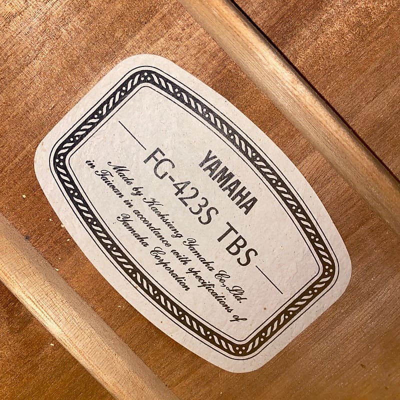 Yamaha FG-423S TBS Acoustic Guitar -GrunSound-x010- | Reverb