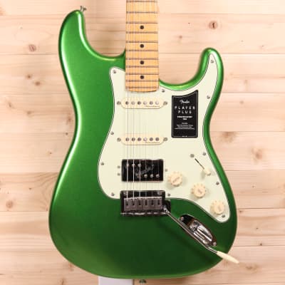 Fender Player Plus Stratocaster HSS - Maple Fingerboard, Cosmic Jade image 1