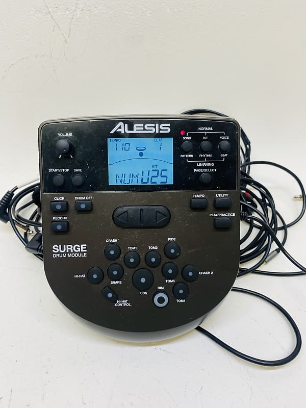 Alesis Surge Drum Module Brain with Cables and Mount Plate | Reverb