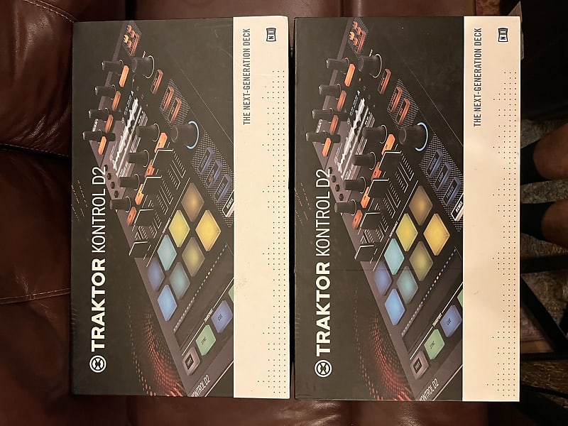 PAIR of MINT Condition Native Instruments Traktor Kontrol D2