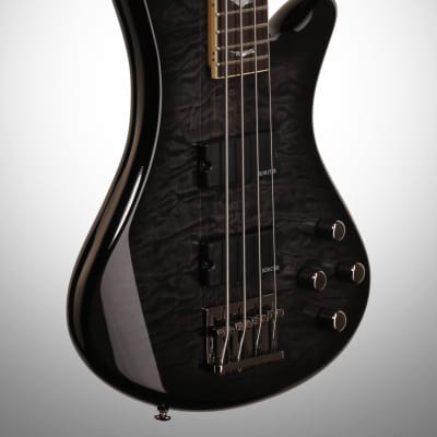Schecter Stiletto Extreme-4 Electric Bass, See Thru Black image 3