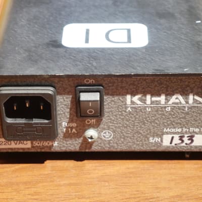 Khan Audio VTDI Vacuum Tube DI Direct Box 220V, FREE Shipping | Reverb