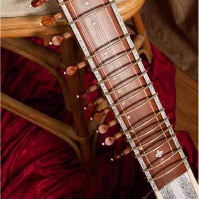 Banjira STRSN-L | Standard Sitar with Padded Gig Bag, Light Brown. New with Full Warranty! image 7