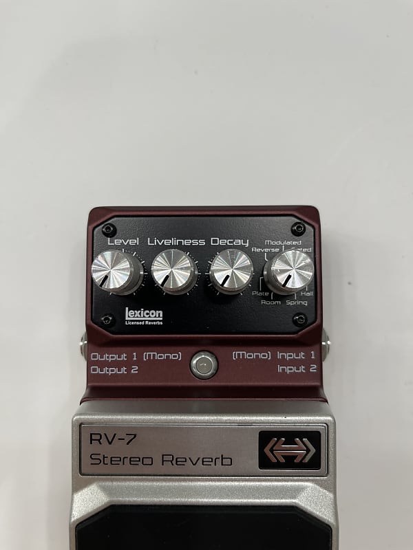 Digitech RV-7 Hardwire Digital Reverb Stereo Guitar Effect