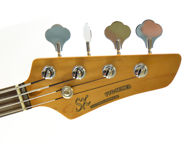 SX SPJ-62 FL Fretless Vintage Series Custom Handmade PJ Bass