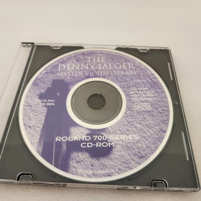 Denny Jaeger Master Violin Library Sample CD-ROM for Roland S-750, S-760, S-770