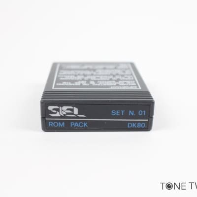 Siel DK80 ROM Pack Set N. 01 Sound Cartridge Card expander VINTAGE SYNTH DEALER