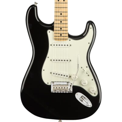 Fender Player Stratocaster Black Maple Neck image 1