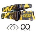 DUNLOP EVH95 Cry Baby Eddie Van Halen Signature Wah Guitar Effect Pedal w/ Patch & Instrument Cable