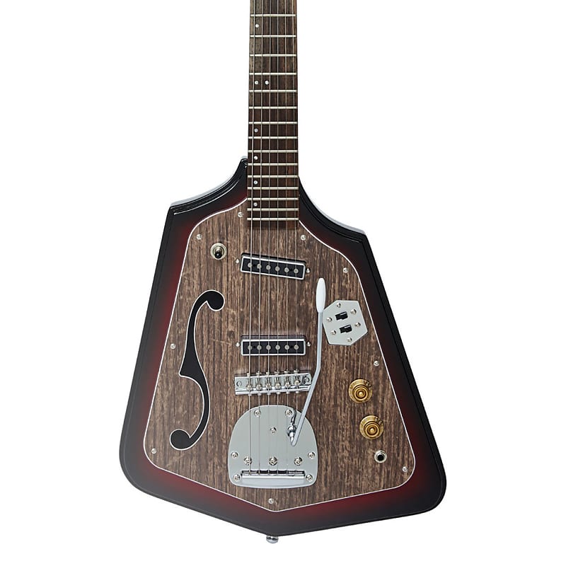 Eastwood Guitars California Rebel - Redburst - Vintage 1960's Domino -inspired electric guitar - NEW! image 1