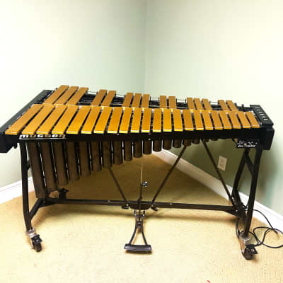 MUSSER M55G 3 Octave GOLD Bar VIBRAPHONE Reverb