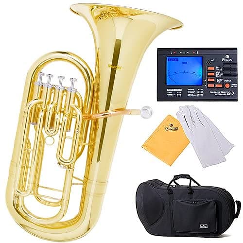 Mendini MEP B Flat Euphonium with Stainless Steel Pistons Reverb
