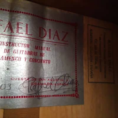 Rafael Diaz flamenco guitar 2003 + video! image 9