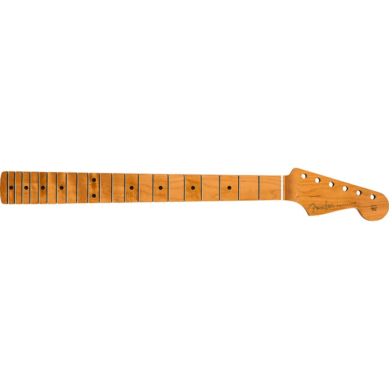Fender Roasted Maple Vintera Mod '60's Stratocaster Neck, 21 Medium Jumbo Frets, 9.5", "C" Shape image 1