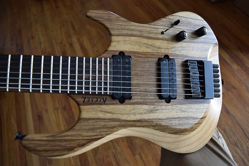 Kiesel Osiris 7 string guitar, Ultimate soft case, Korina & Ash, Great  condition