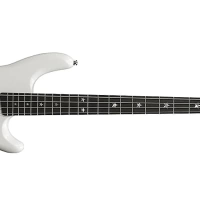 Daisy Rock DR6774 Candy 4-String Electric Bass Guitar - Pearl White image 2