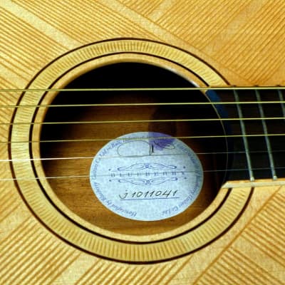 Blueberry Handmade Acoustic Guitar Jumbo Size "Faith" Built to Order image 7