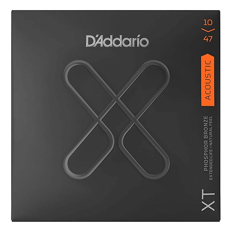 D'Addario XT Phosphor Bronze Acoustic Guitar Strings, Extra Light, 10-47 image 1