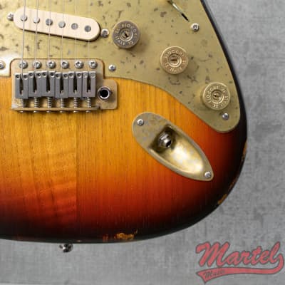 Paoletti Guitars Stratospheric Loft SSS 3 Tone Sunburst image 5