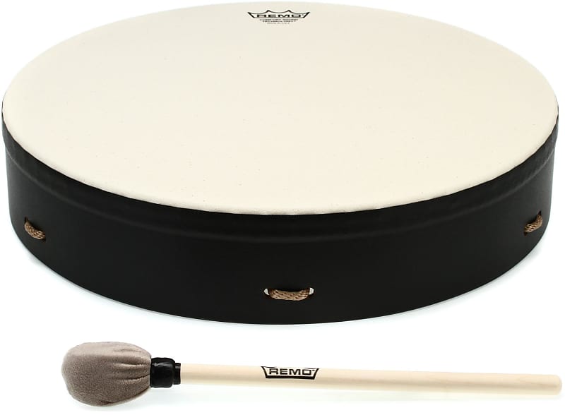 Remo Buffalo Drum - Black - 16