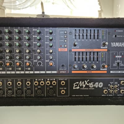 Yamaha EMX640 200-Watt 6-Channel Powered Mixer | Reverb