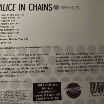 Alice in Chains The Hits Mint! CD 2001 image 6
