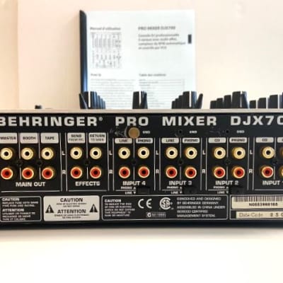 Console DJ Professionnelle 5 Canaux Mixer BEHRINGER DJX700 | Reverb