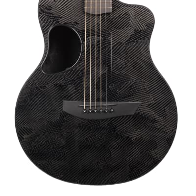 McPherson Touring Carbon Fiber Guitar with CAMO Top and Gold Hardware image 1
