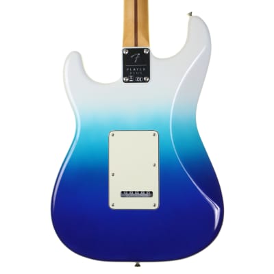 Fender Player Plus Stratocaster HSS Electric Guitar, Belair Blue with Gigbag image 8