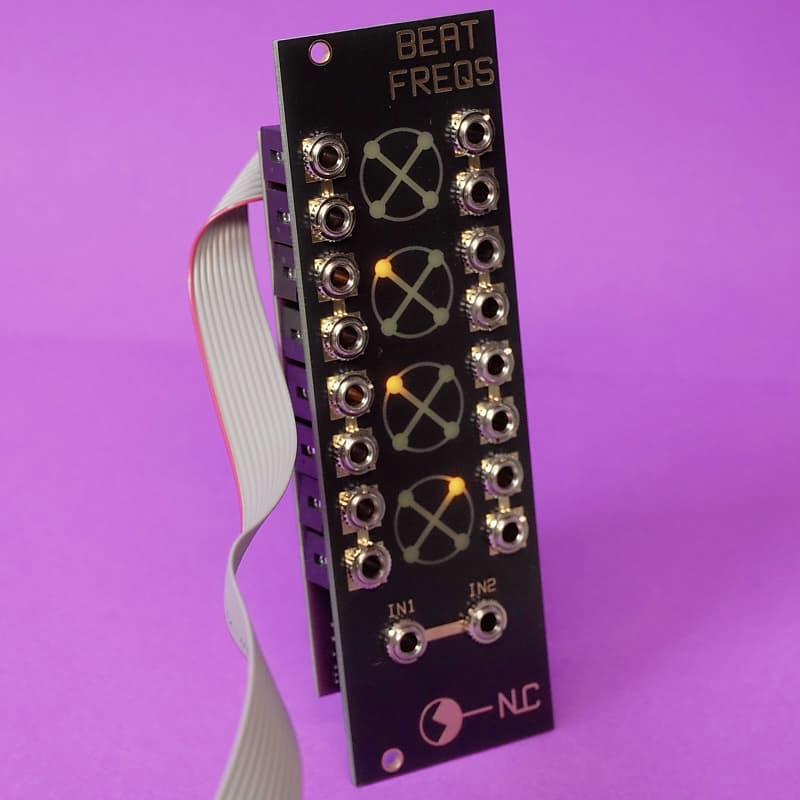 Nonlinearcircuits Beat Freqs Black/Yellow LEDs NLC CMOS