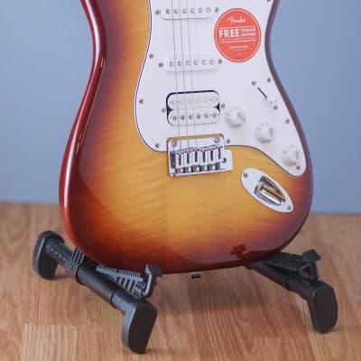 Squier Affinity Series Stratocaster Flame Maple Top HSS MF image 3