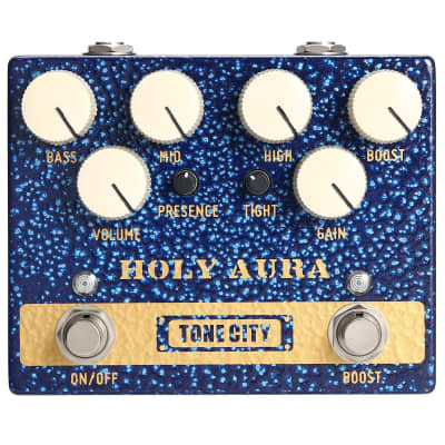 New Tone City Holy Aura Distortion & Boost Guitar Effects Pedal image 2